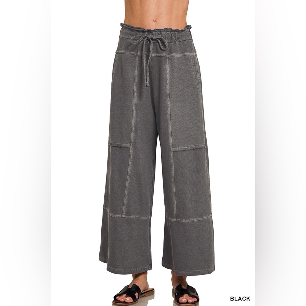 Zenana Outfitters Black Wide Leg Pants